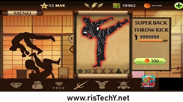 Shadow Fight 2 Max Level 52 Mod Apk Free Download Now