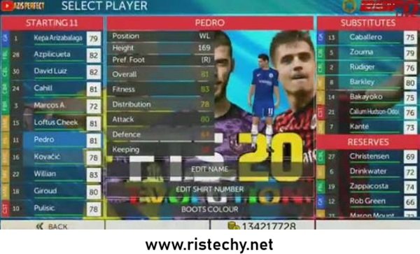 FTS Mod FIFA 2020 Apk Obb Data Free Download