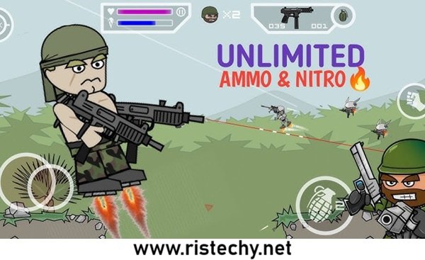 Mini Militia Mod 5.6.0 Apk (Infinite Grenades) Doodle Army 2