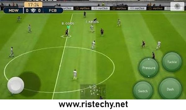 PES 2024 PPSSPP - PSP ISO PS5 Camera Free Download (eFootball)