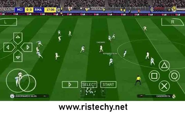 PES 2024 PPSSPP - PSP ISO PS5 Camera Free Download (eFootball)