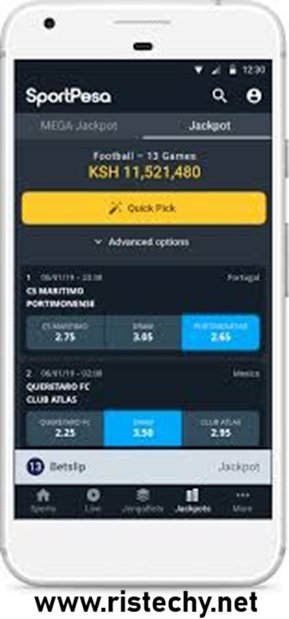 SportPesa App Free Download Latest Apk For Android (Official)