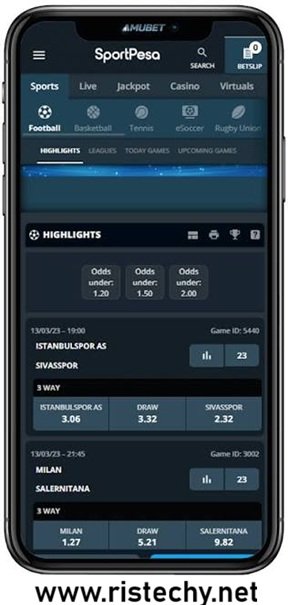 SportPesa App Free Download Latest Apk For Android (Official)